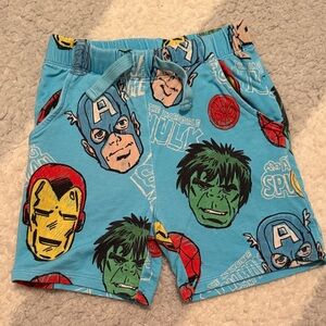 Posh Peanut Boys Marvel Shorts, 3T/4T, GUC
